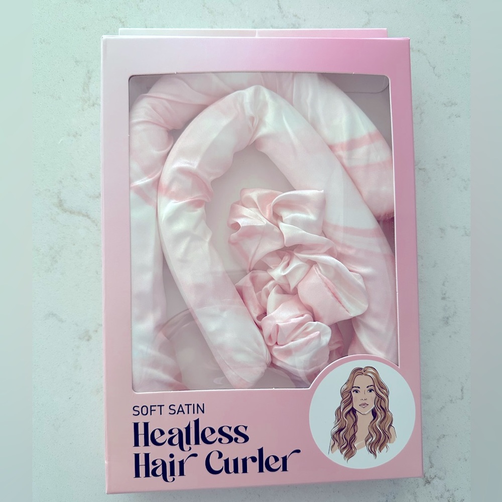 Heatless Hair Curler Satin Set